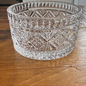 Godinger Intricate Clear Crystal Bowl